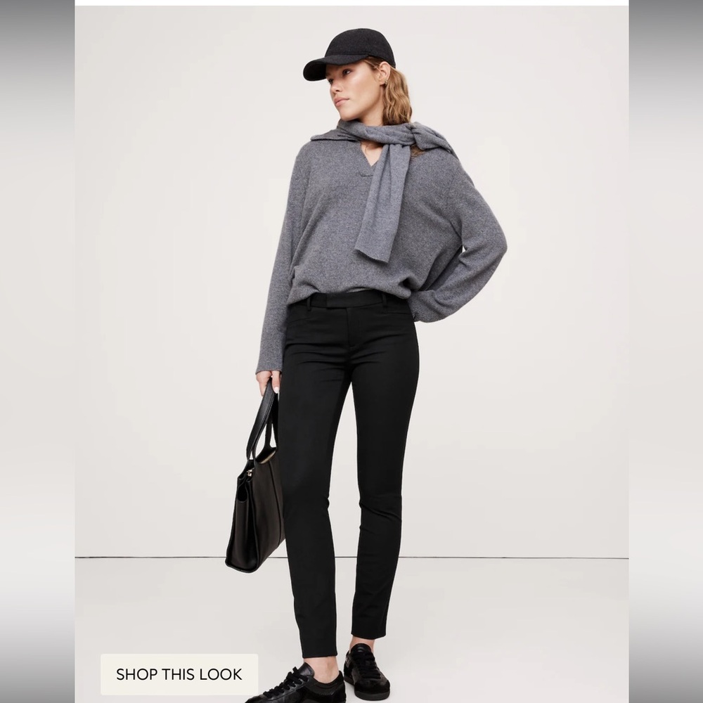 NEW with Tags! NWT! Banana Republic Black Sloan Fit Skim Ankle Pants!